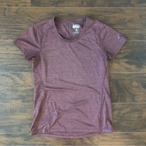 REI Women's Short Sleeve Tee - Maroon